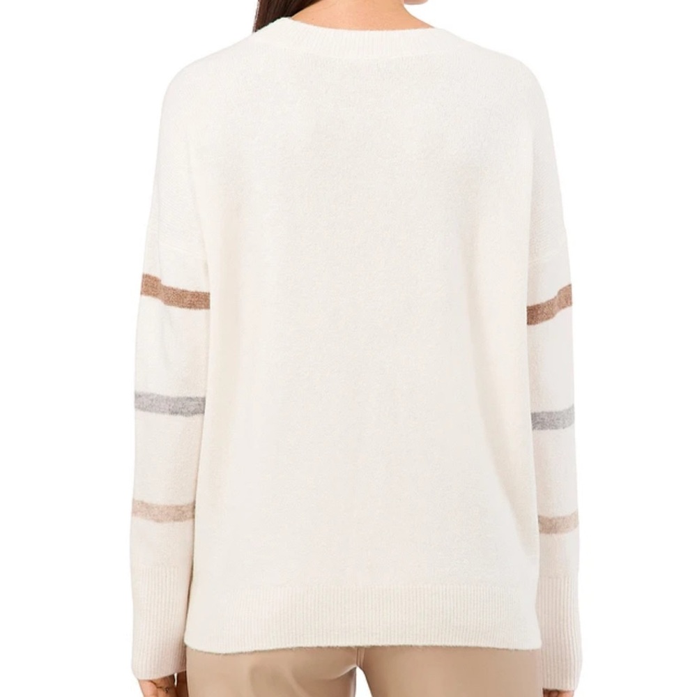 Vince Camino Stripe Sweater Large - Picture 2 of 6